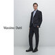 Massimo Dutti autumn new product 2025 men's smart commuter style gentleman wool blended suit jacket 03502502 Navy blue 46 (175/92A) size is small