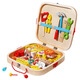 Children's early childhood education animal tool box screw screw nut disassembly and assemble wooden building blocks for boys and girls play house educational toys 02 animal assembly tool box