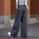 
Demana [Smart Sense Minimalist] Autumn Commuter High Waist Retro Striped Straight Cut Meat Temperament Women's Wide Leg Jeans