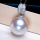 Juke luxury thickened large 18K gold Australian white pearl pendant single women's seawater necklace temperament necklace white