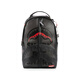 
SPRAYGROUND Shark Mouth Backpack 25 New Black Frosted Transparent Backpack Large Capacity Student School Bag Black