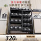 Sanqihu kitchen vegetable storage rack floor-standing multi-layer storage pot rack household microwave oven multi-function cabinet storage shelf high-quality bold-60*32*1342 net blue +3