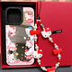 Casetify Совместный брендинг для iPhone Apple 16promax Мобильный телефон 13/15/16 вокруг Katie Cat 16pro Makeup Mircor 15pro Women 12 Trend 14 All-Inclusive 16plus Simple Case [CS#14957 Pink Wave Edge множественные KT] подлинное серебро