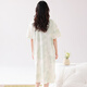 Modal Nachthemd für Frauen Sommer kurzärmeligte Pyjama 2025 Neuer Sommer Dünne schwangere Frauen Sommerkleid Zh14109 2xl (175)