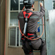 Kanle five-point safety belt outdoor high-altitude air conditioning installation full-body safety belt anti-fall buffer bag safety belt + 1.8 meter double hook + buffer bag