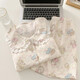 Kairuihu pijama para mujeres en la primavera y otoño de la nube de manga larga Cloud Floral Sense 2025 New Women's Spring and Autumn Home Clothing 6627 Lunas de estrella y luna de estrella-pantalones de manga larga de algodón Yunduo M