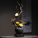 Yonghuan New Chinese Vase Zen Dead Wood Simulation Flower Art Decorating Living Room Tea Room Entrance Wood Carving Ornaments Floral Set Combination: 9276 As shown in the picture