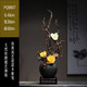 ABDT new Chinese ceramic vase Zen dead wood simulation floral decoration Lavacian style living room tea room entrance wood carving ornaments floral set combination: 9276 (all as shown in the picture)