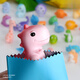 Mini cute dinosaur blind bag, miniature simulated small animal model doll, desktop ornament, children's toy gift, random 9 cartoon small dinosaur blind bags (not repeated)