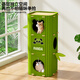 Yupetfang Tree Cave Cat Nest Cat Villa Multi-layer Cat Nest Four Seasons Universal Cat Climbing Frame Cat Scratching Board Jumping Platform All-in-one Wear-Resistant and Non-shedding Three-layer Olive Green Villa Cat Nest
