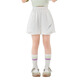 Moonkids Kinderkleidung Girls Schnell trocknen Sportshorts 2025 Sommer Neue Sommer Kinder Jogginghosen Eis Silk Summer Dünnstil 18530 Weiße Shorts 120 cm