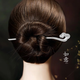 Phoenix pure silver s999 Ruyi Xiangyun hairpin girl palace Chinese style cheongsam Hanfu sterling silver solid hairpin birthday gift pure silver 999 April peony hairpin happy and complete