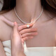 
Pupan Lao Phoenix 999 French Glazed Camellia Pearl Necklace Accessories for Women 2025 New Sweater Clavicle Chain Necklace Camellia Necklace 1047