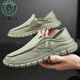 Zapatos de tela de pájaros carpinteros zapatos de lienzo de lienzo de verano para hombres.