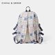 Cinvaikrose Site officiel Small C / K Bags Bags Women's Bag Schoolbag Women's 2025 Nouveau sac à dos léger voyage grande capacité Sac à dos Blue Plaid