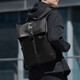 Neue Männer Rucksack Freier Geschäfts Computer Rucksack Trendy Schoolbag wasserdichte Reisetasche große Kapazität Rucksack Männer schwarz