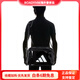 Adidas fitness training zipper closure crossbody shoulder bag men and women same style couple model black black