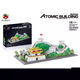 Pinzhixing Building Blocks (PZX) Micro-grain Building Blocks Famous Street Scene Architecture Series Gift Ornaments Education 9923 Notre Dame Cathedral 7380pcs+