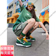 Reebok men and women couples LX2200 American retro sports and casual jogging light running shoes official flagship GY9764 deep pine green 36.5