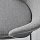 
Sanqihu light luxury dining chair postmodern minimalist home desk chair Nordic Italian Anji chair model room backrest armchair veneer 208822+F14701