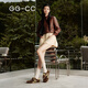 GG-CC [Same Model in Zhang Jingyi] Grevil Planet Retro Contrast Color German Training Shoes for Women in Autumn New Casual Shoes G25X5977 Caramel Color Four Seasons Model 37