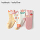 Bala Bala One baby socks winter terry socks children's cute cotton socks warm four pairs 209425172204