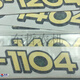 丽田机罩贴花贴字6B11046B12046B13546B1404拖拉机农机配件成套 6B1204一对