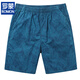 Romon (Romon) 100% reine Baumwolleis-Seiden-Arbeitshorts für Männer im Sommer dünne, schnell trocknende Fünf-Punkte-Hose lässig Multi-Pocket-Sport mit Mid-Sports D9215 Navy Blue 100% reines Baumwoll XL 120-140jin [Jin gleich 0,5 kg] Verschleiß tragen