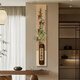 The paintings hanging on the entrance door are facing the medieval style of the new Chinese decorative paintings 2025 new Song Dynasty aesthetics BY6623+BY6624 25*145CM double-layer superimposed three-dimensional frameless painting +LE