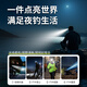 Headlight rechargeable ultra-bright small headset induction night fishing special extra long battery life outdoor night running mountain climbing headlight 9900W (with induction upgrade top-end model)