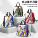 NBA Star Curry Tutoring Bag Handtasche Tragetasche Buchbeutel Tutoring Bag Datei Kinder Grundschüler Junior High School Schüler Hoch (große Kapazität Leinwand wasserdichte Nachhilfebeutel) QQ6227