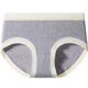 Yu Zhaolin Sous-vêtements féminins Mid-Waist respirant sweet sweet sweet arbore confortable Triangle Women's Underwear DS1396 (Mist Blue + Abricot Skin + Taro Purple 3 M