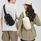 Simple and lightweight large capacity travel backpack for men and women same style shoulder bag fashionable couple simple casual niche design gray