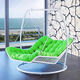 Pupan Hammock 2025 Nouveau chaise à bascule Double panier suspendu Balcon de swing extérieur de panier à bascule Rocking Ble