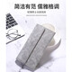 HUAJI men's long wallet multi-card function thin wallet young men's card bag integrated boy wallet gray long gray