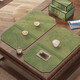 Self-appreciation of the new Chinese Zen tea banquet, ancient style table flags, drain mats, absorbent tea towels, tea table cushions, tea table dry cup mats, Green Shu diatom mud soft cushions - four-sided concave shape, 25*50cm, absorbent and quick-drying