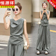Hengyuanxiang Lazy Style Suit pour femmes 2025 Été Nouveau design coréen design sans manches