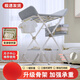 Floß-Kernwindel-Tisch-Pflegetisch Baby Neugeborenes Baby Multifunktionales Massage Windeln Baden Mobile Faltbare Berührung Gray [Basic-Modell] (Bottom Laging Rack) Upgraded One-Click Folding 丨 Fettdrucks Skelett 丨 Drei-Level-Anpassung