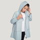 迪桑特（DESCENTE）儿童MOVEWEAR系列女童山峰夹克外套梭织上衣 LB-LIGHT BLUE 140