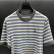 Fr.yh.zhlomy Victor European Station Top Luxus Sommer Neues T-Shirt NZN1396 STRIPE M [90-110]