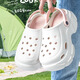 Lidani (Tzldn) Dick-Soled-Lochschuhe für Frauen 2025 Sommer neues Hochhaus, Anti-Rutsch, Scheiße, Operationssaal Pantoffeln, Außensandalen für Frauen