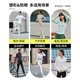 
La Nikar Yoga Clothes Jacket for Women in Summer Sun Protection Clothes Slim Quick Dry Long Sleeve Running Sports Top Fitness Clothes Black XS 90Jin [Jin equals 0.5 kg]