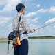 
Yundu Luya bag multi-functional waist bag Luya backpack fishing rod bag one shoulder crossbody plug rod raft rod bag black camouflage road special offer black camouflage (medium size)