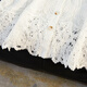 Her pool V-neck vest 2025 summer new women's lace hook-and-cut single-breasted loose horse clip