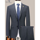 ANNONCE BIGLE SUITE MENS'S BUSINESS FORMAL USE BANQUET COMSE DE TRAVAILLEMENT PRINTEMPS ET AUTOMNE NOUVELLE VACHEUR DE LOCE MENSEMENT MENSEAU 9905 Double fente S 165/84