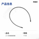 M2KA ultra-fine hair hoop for women, high-end, face-washing, non-stressing, non-stressing, non-slip, durable headband, hair clips and headwear, lightweight and non-sensory new experience, 2.5MM ultra-fine hair hoop, black*1 pack