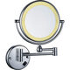 LED light fill light mirror folding dressing and beauty mirror cosmetic mirror bathroom 3 times magnification mirror portable high-definition chrome-plated concealed/surface mounted