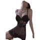 
Sexy underwear sexy pure and tempting lace suspender nightgown seductive passion free small breast pajamas 7374 apricot steel breast support pad gathering [including suspender skirt + T-pants] All size