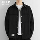 JEEP SPIRIT Jeep long-sleeved shirt men's spring casual jacket men's loose and versatile long-sleeved shirt trendy men's tops men's clothing