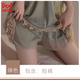 Cat Men Pajamas para mujeres con almohadilla de cofre Sexy Silk Fairy Falda 2025 Summer Beautiful Back Home Clothing Juego dulce P3886 Verde (Vestido exterior + cinturón) Tamaño individual
